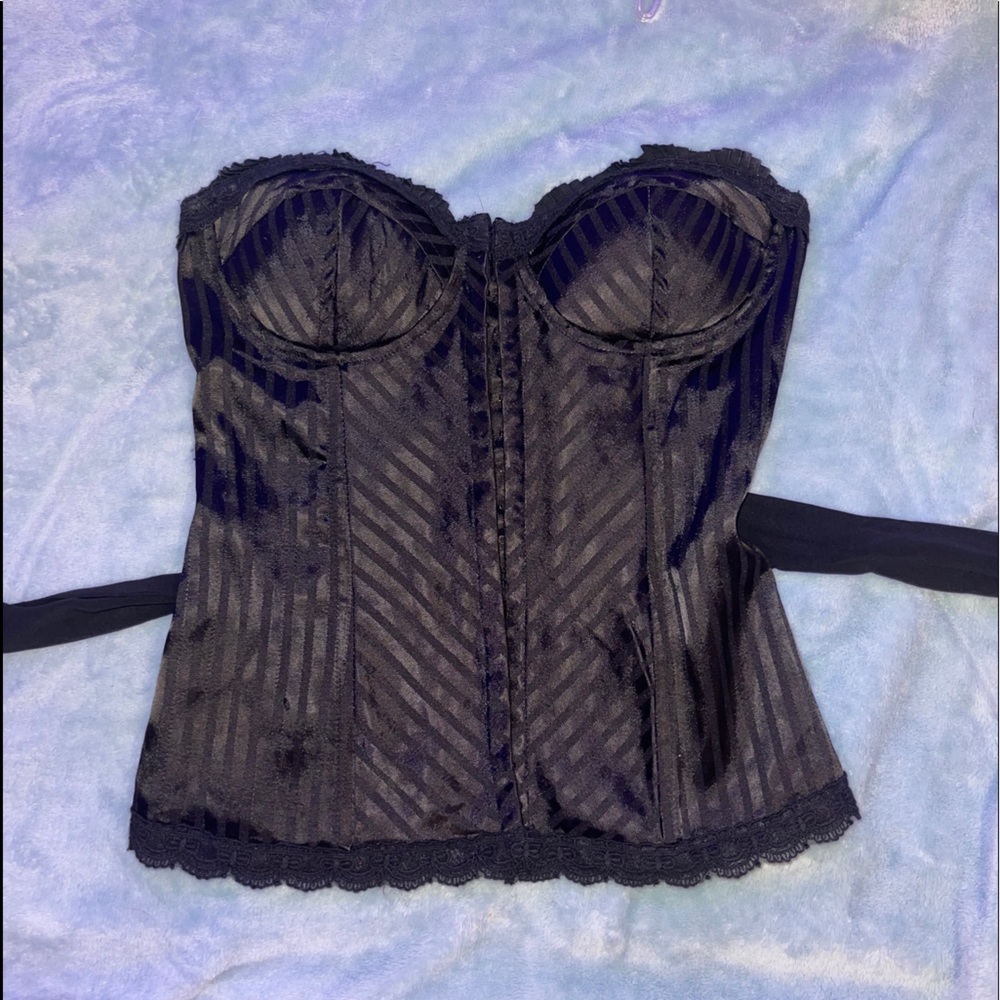 black corset top